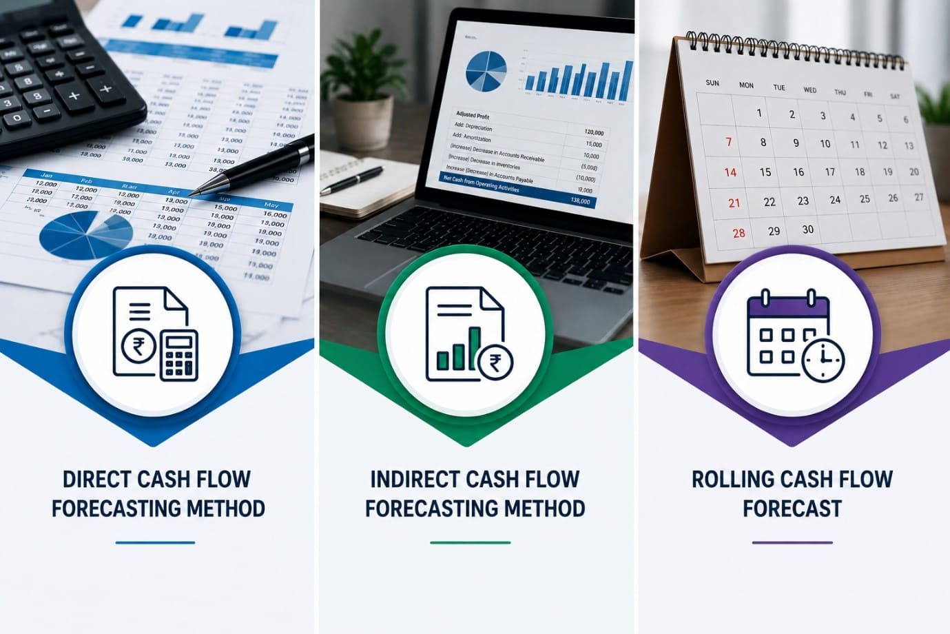 Common Cash Flow Forecasting Methods