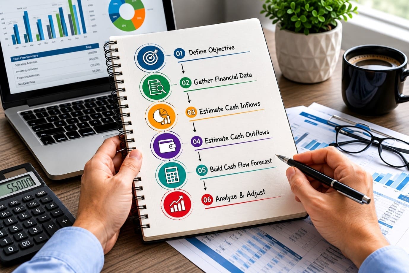 Steps to Create Cash Flow Forecasting
